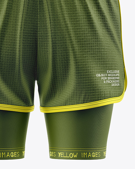 Two-Layer Training Shorts - Back View