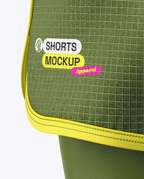 Two-Layer Training Shorts - Back View