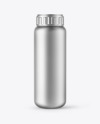 Metallic Fertilizer Bottle Mockup