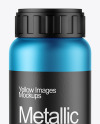 Metallic Fertilizer Bottle Mockup