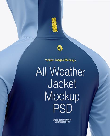 Hooded All Weather Jacket Mockup