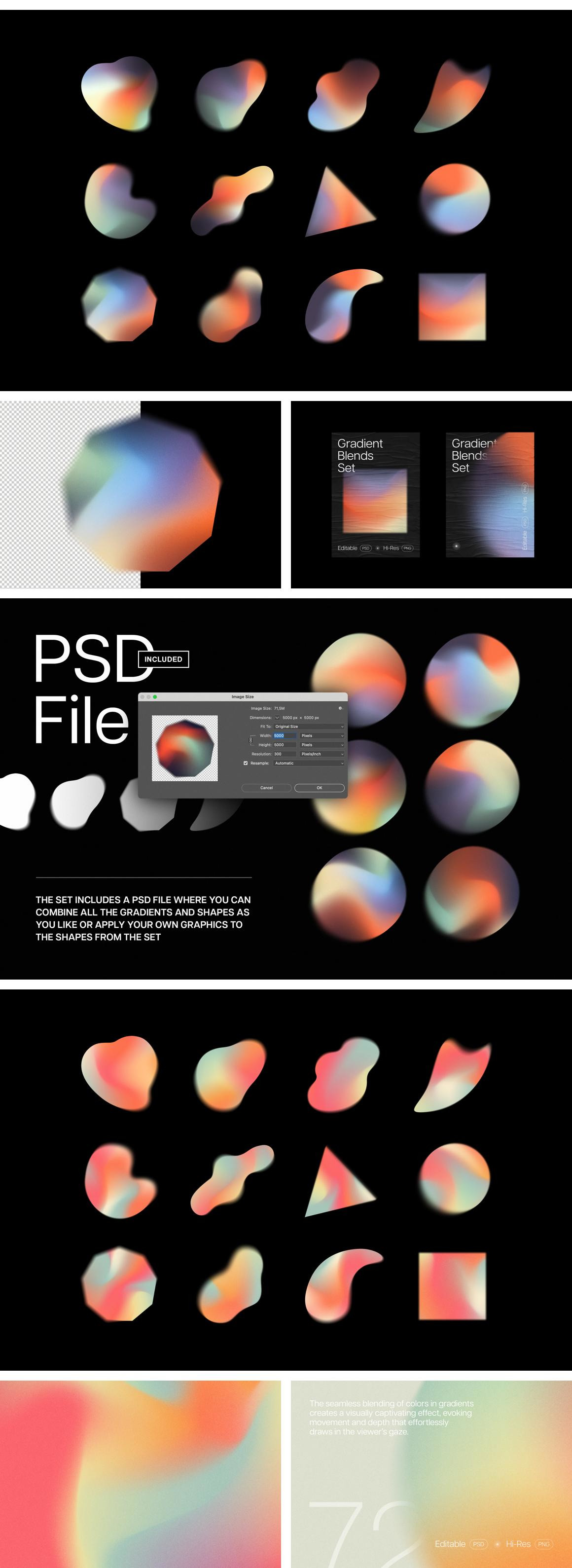 Gradient Shapes Collection Gradient Shapes Collection