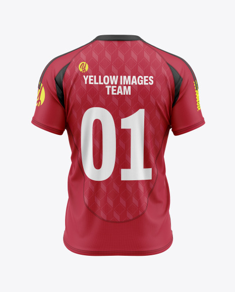 Soccer Jersey Mockup - Back View - Men?S+Soccer+Jersey+Mockup+-+Front+View+Of+Soccer+T-Shirt+...