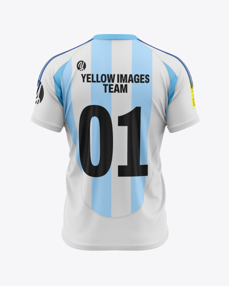 Soccer Jersey Mockup - Back View