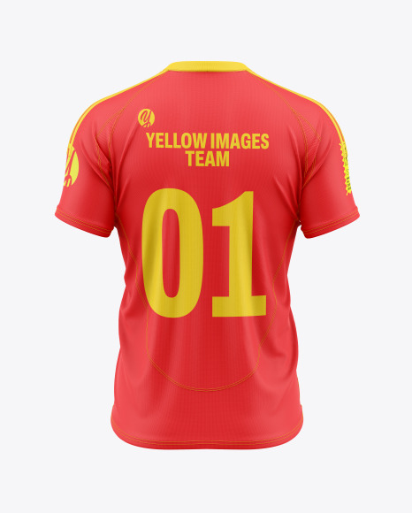 Soccer Jersey Mockup - Back View
