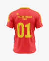 Soccer Jersey Mockup - Back View