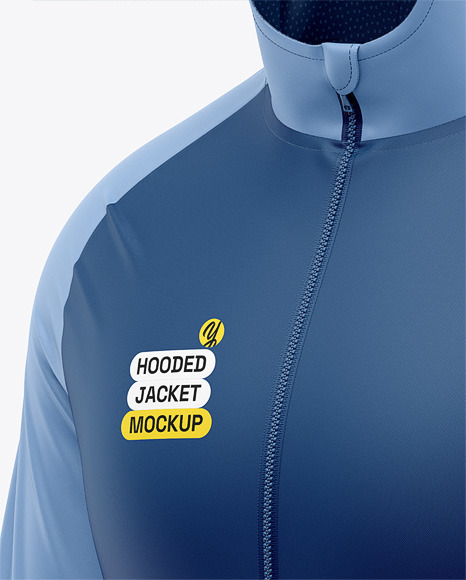 Hooded All Weather Jacket Mockup