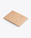Closed Kraft Paper Envelope Mockup