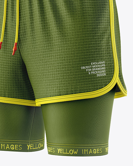 Two-Layer Training Shorts - Half Side View
