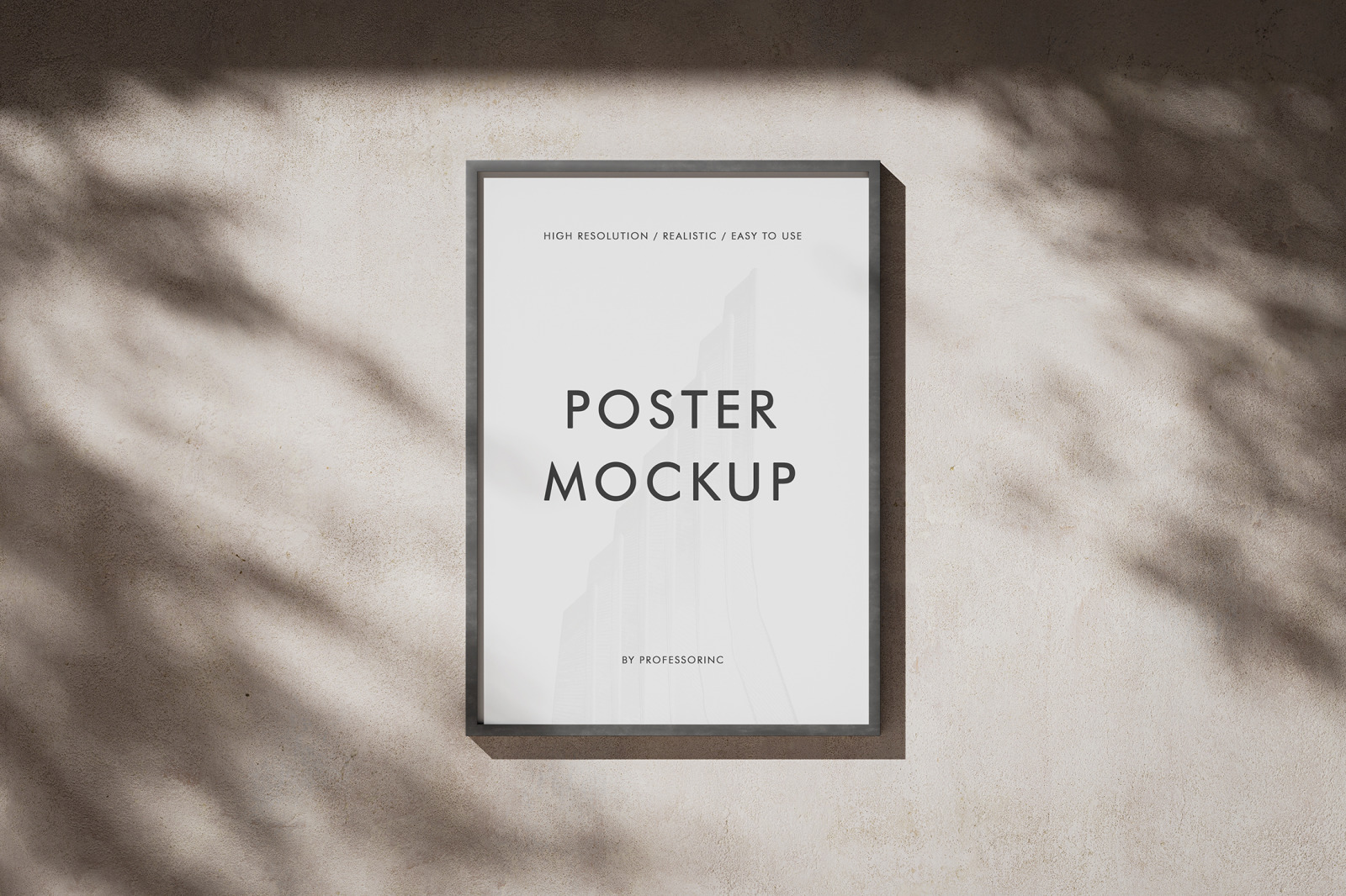 A0 / B0 Poster Mockup A0 / B0 Poster Mockup