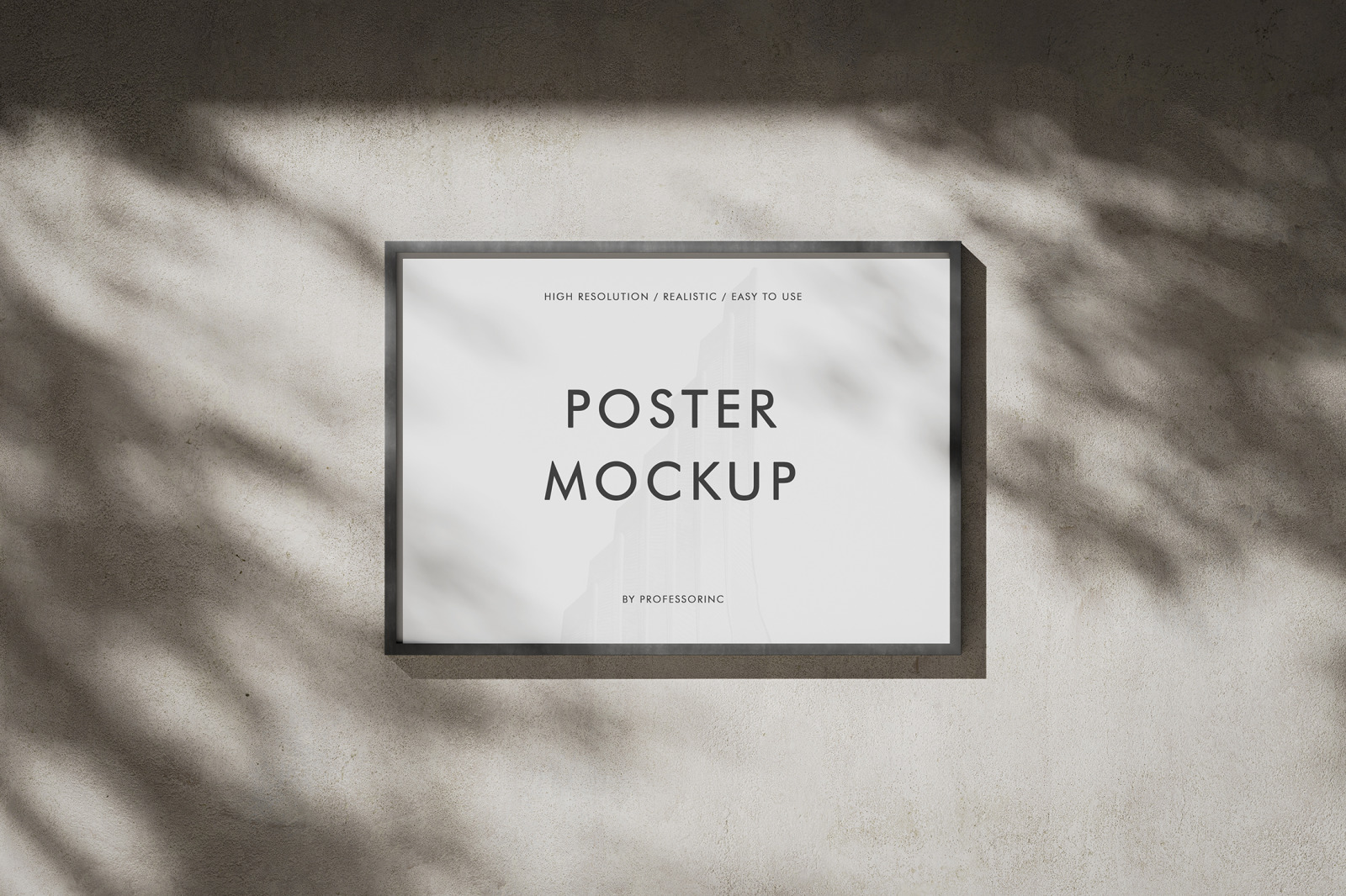 A0 / B0 Poster Mockup A0 / B0 Poster Mockup