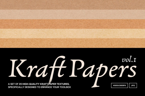 Kraft Paper Textures - Speckled