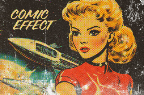 Retro Comic Photo Effect - Layer styles