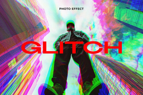 Glitch Photo Effect - Layered