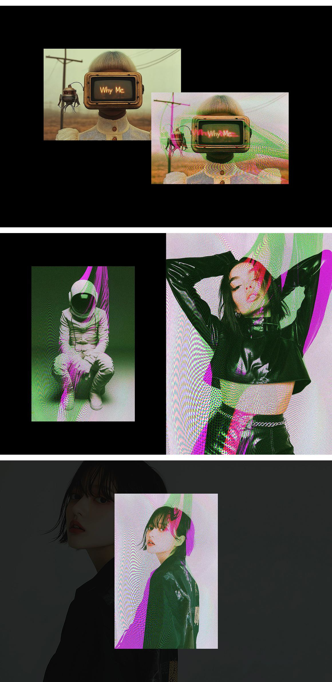 Screen Glitch Photo Effect Screen Glitch Photo Effect