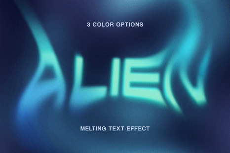 Mystery Alien Text Effect - Flowing