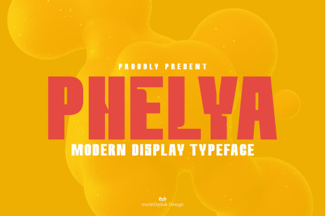 Phelya Display Font - Fontstyle