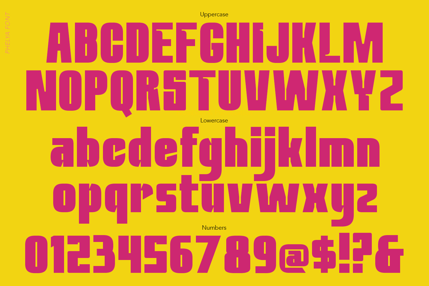 Phelya Display Font Phelya Display Font