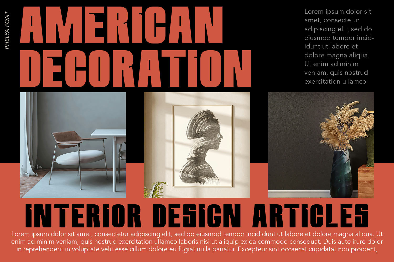 Phelya Display Font Phelya Display Font