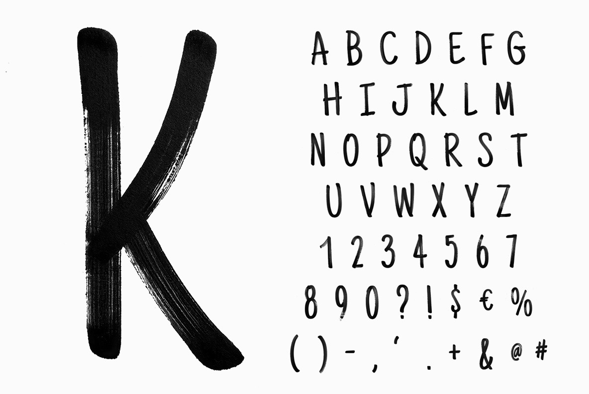 Paintbrush Flow Font Paintbrush Flow Font