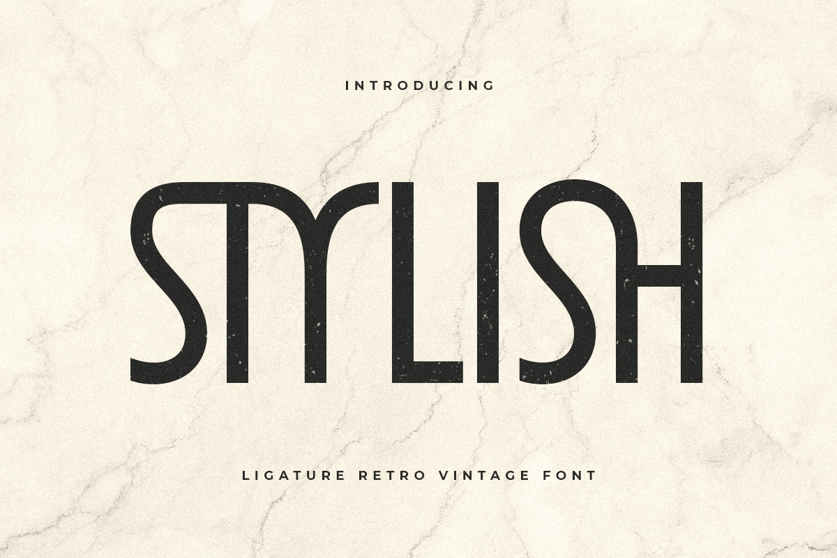 Stylish - Unique Ligature Font Stylish - Unique Ligature Font