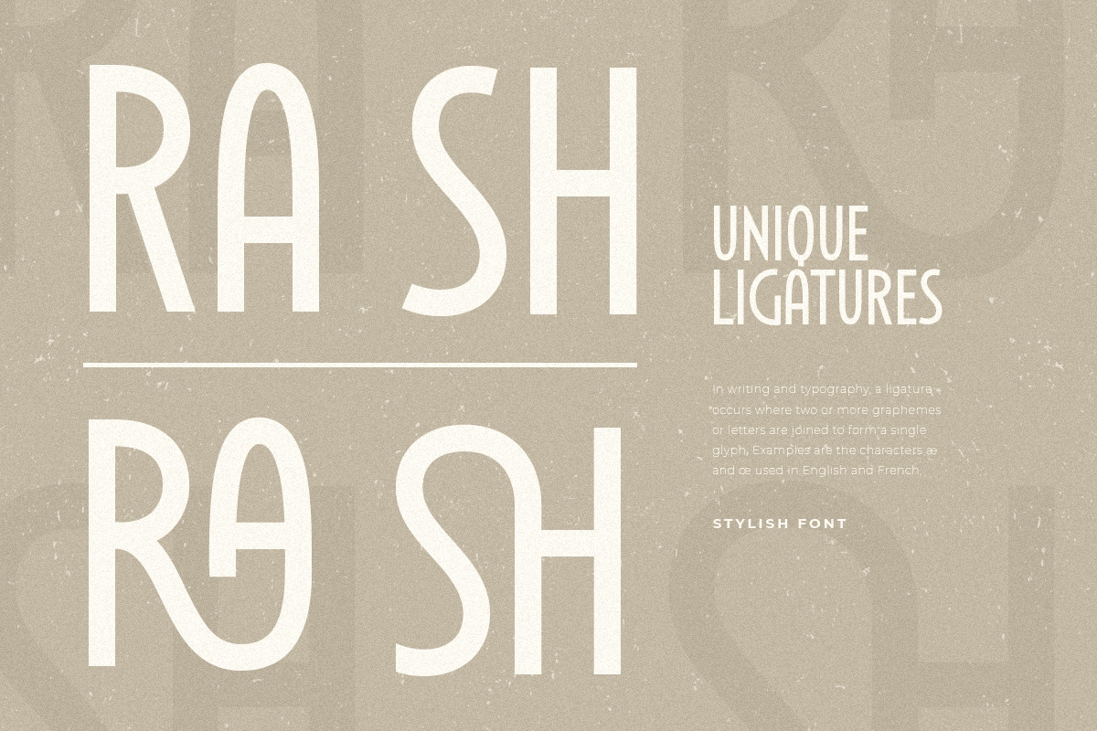 Stylish - Unique Ligature Font Stylish - Unique Ligature Font