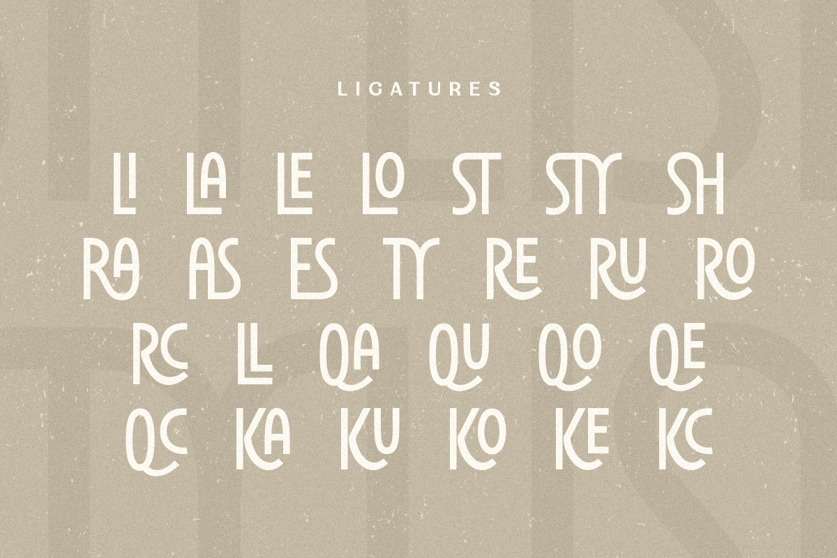 Stylish - Unique Ligature Font Stylish - Unique Ligature Font