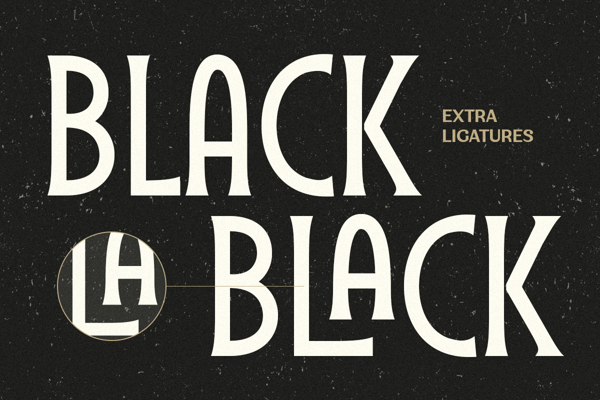 Stylish Serif - Ligature Retro Vintage Serif