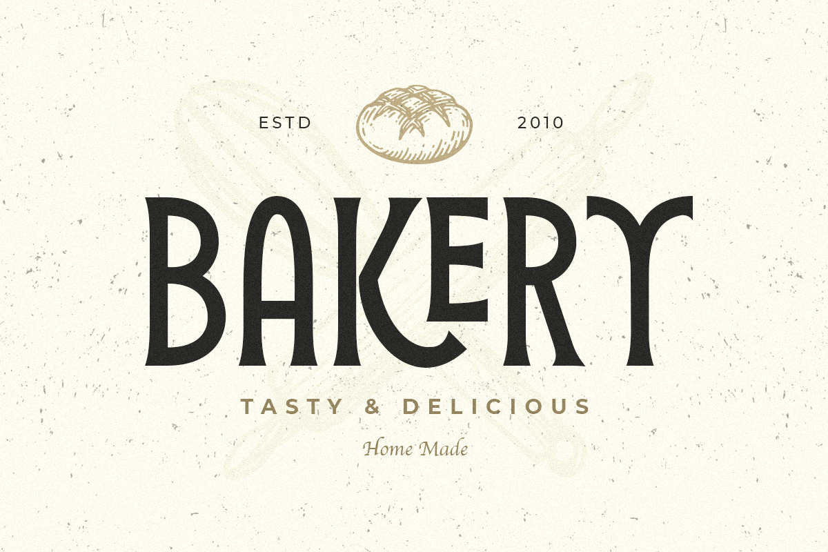 Stylish Serif - Ligature Retro Vintage Serif