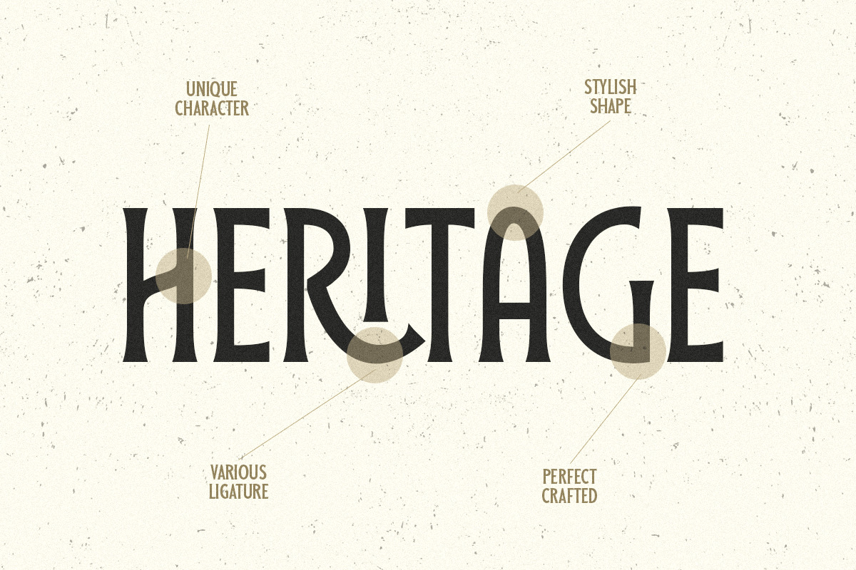 Stylish Serif - Ligature Retro Vintage Serif
