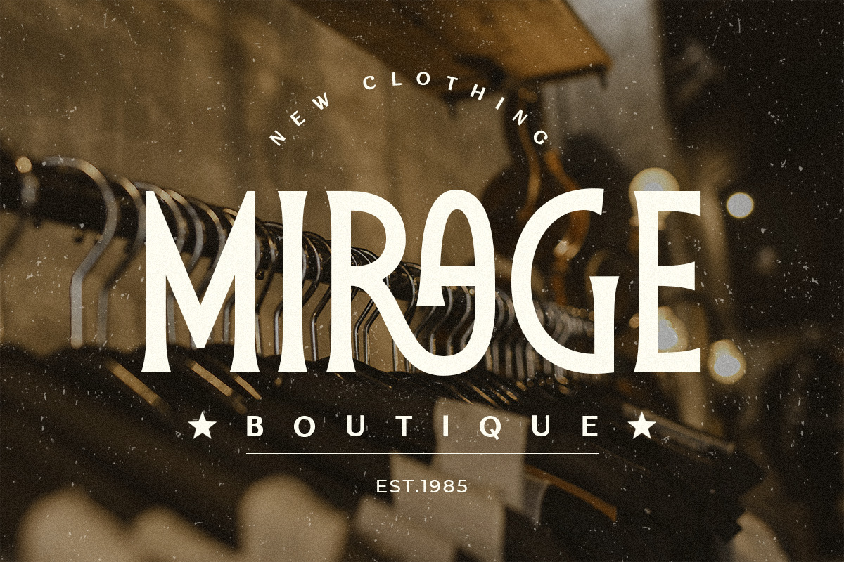 Stylish Serif - Ligature Retro Vintage Serif