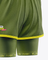 Two-Layer Training Shorts - Back Half Side View