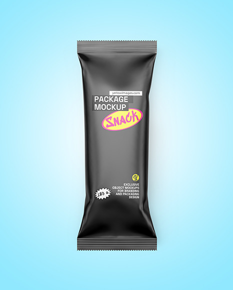 Matte Snack Package Mockup