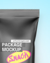 Matte Snack Package Mockup