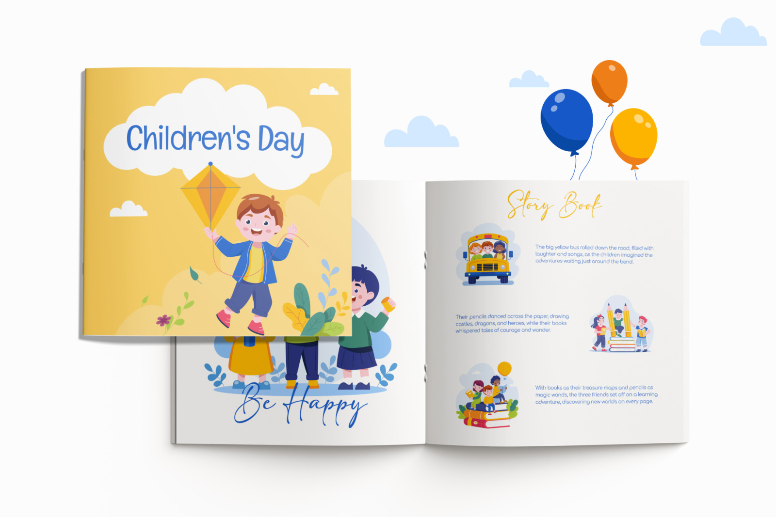 Childrens Day Animated Illustrations Childrens Day Animated Illustrations