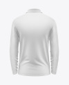 Men's Long Sleeve Polo Shirt Mockup
