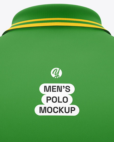 Men's Long Sleeve Polo Shirt Mockup