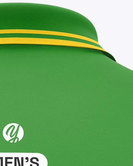 Men's Long Sleeve Polo Shirt Mockup