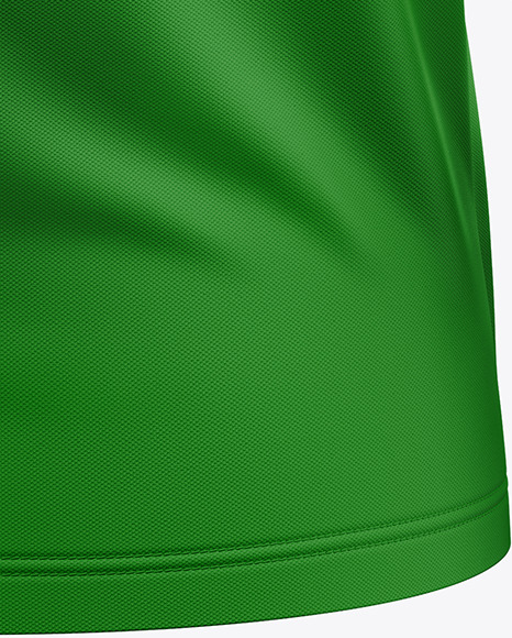 Men's Long Sleeve Polo Shirt Mockup