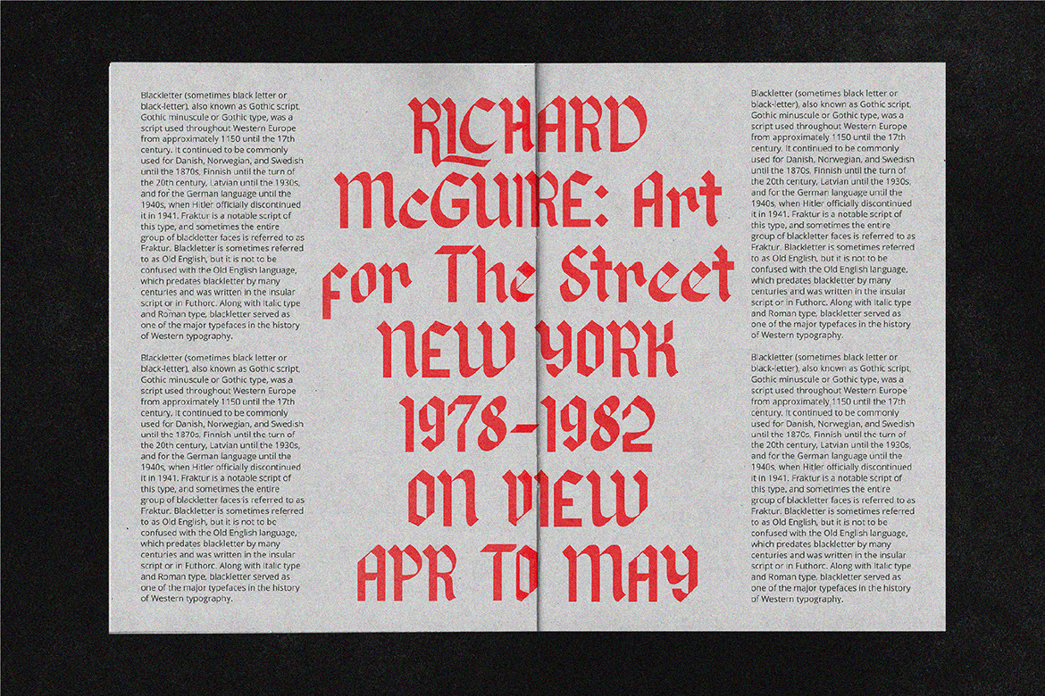 Greyfold - Modern Blackletter Greyfold - Modern Blackletter