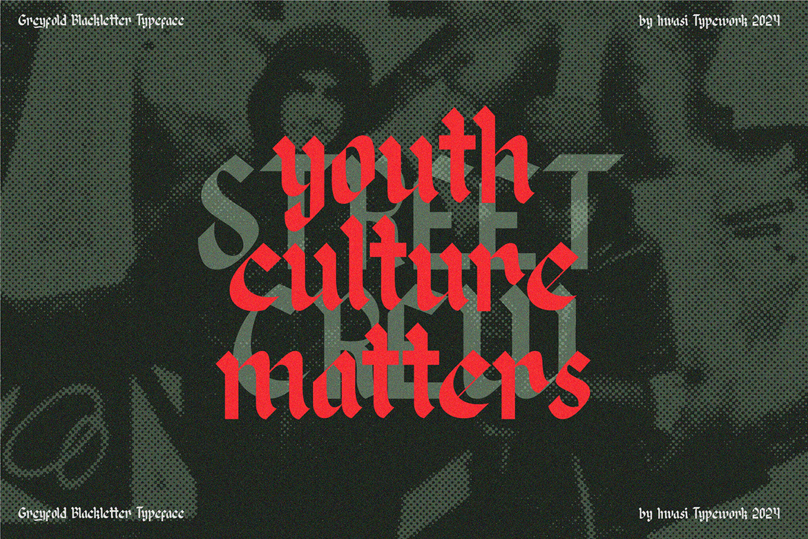 Greyfold - Modern Blackletter Greyfold - Modern Blackletter