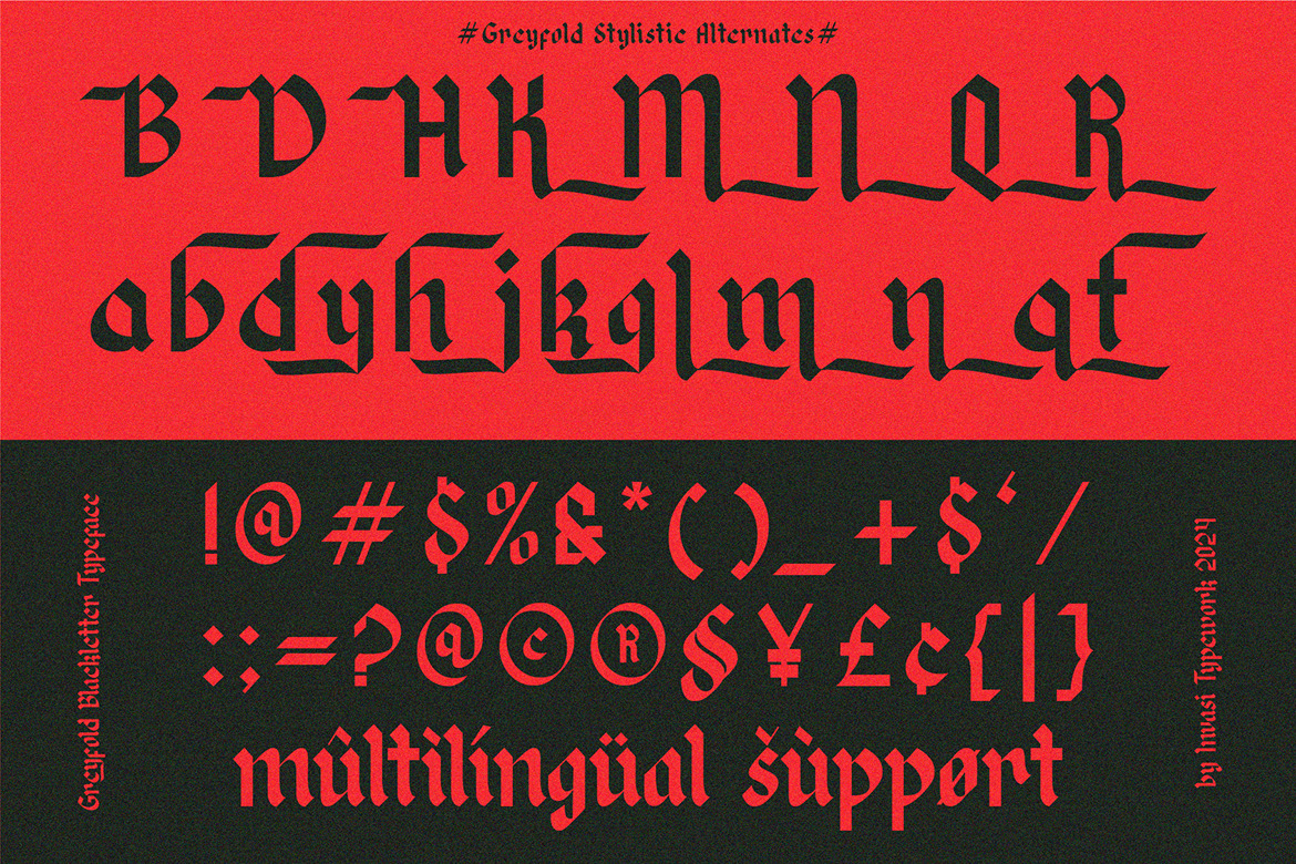 Greyfold - Modern Blackletter Greyfold - Modern Blackletter