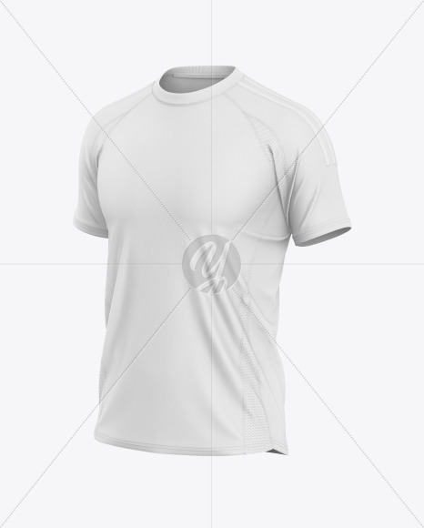 Soccer Jersey Mockup - Half Side View