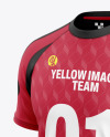 Soccer Jersey Mockup - Half Side View
