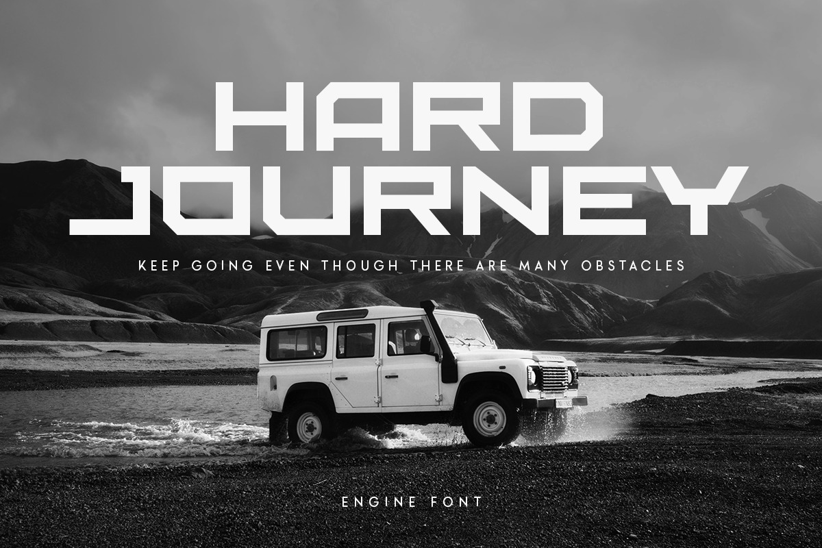Engine - Sport Modern Font