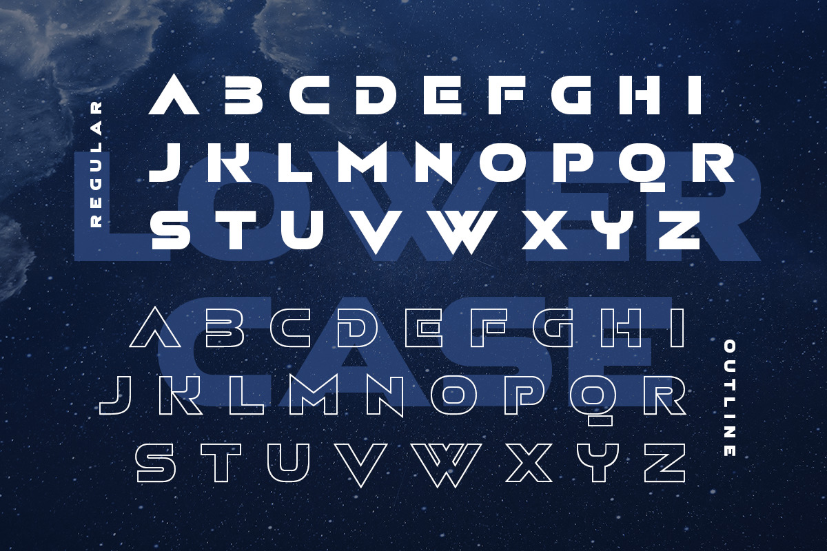 Aerospace - Modern Sci-fi Font