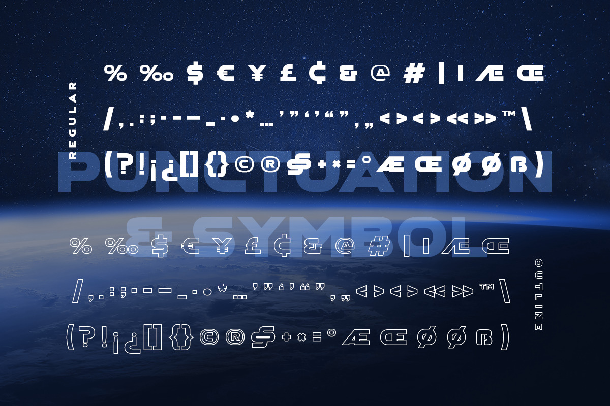 Aerospace - Modern Sci-fi Font