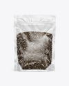 Pouch with Chia Seeds Mockup