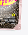 Pouch with Chia Seeds Mockup