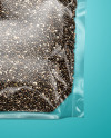 Pouch with Chia Seeds Mockup